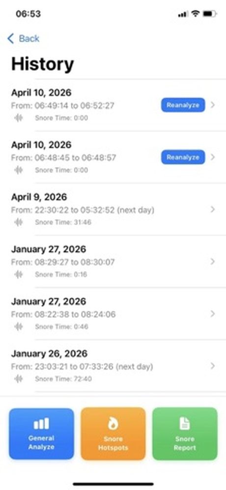 TrackSnore Screenshots 3