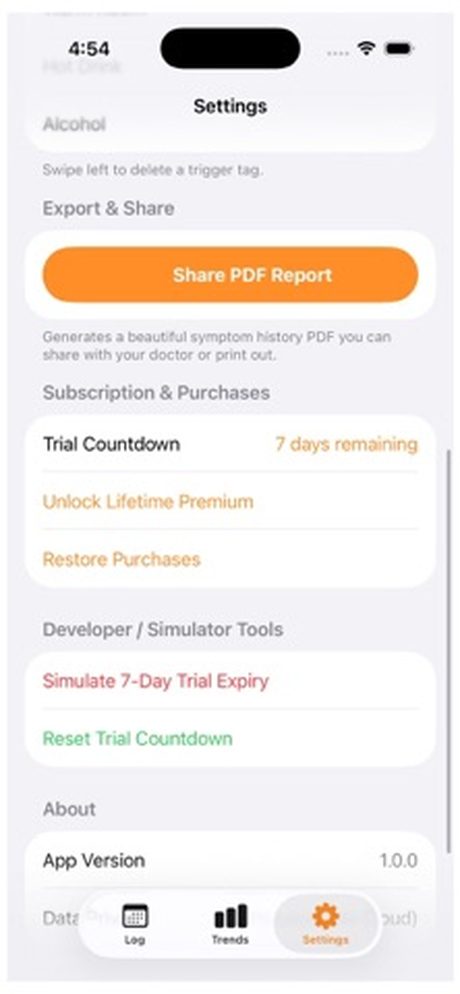 HotFlashLogger Screenshots 1