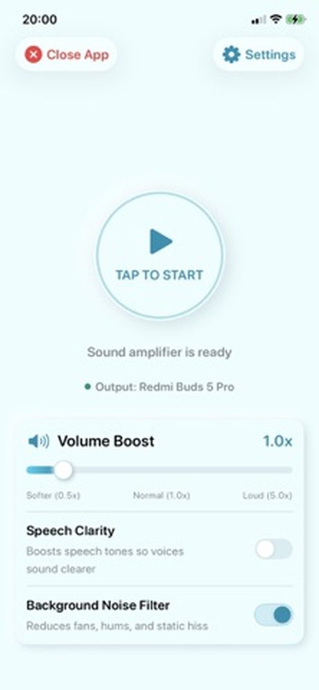 Nice Hearing Aid Screenshots 1