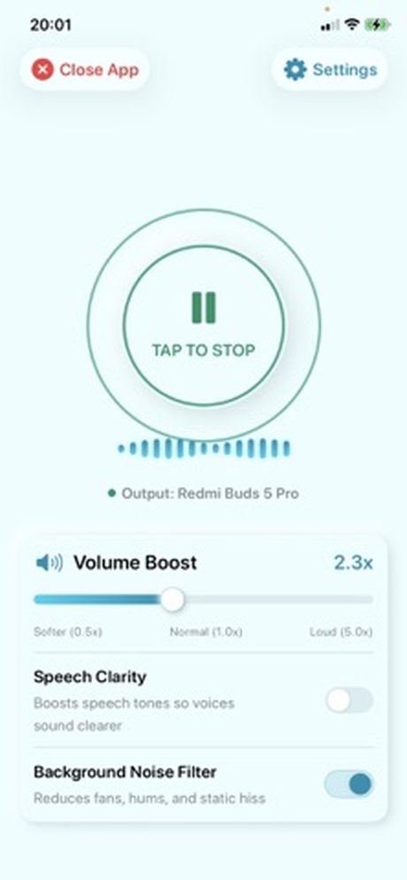 Nice Hearing Aid Screenshots 2